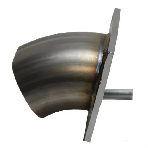 Granatelli 3" True Oval Turn Down 45 Angle - Fixes Problems Caused By QTP # 11338