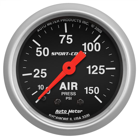 2-1/16 In. AIR PRESSURE 0-150 PSI SPORT-COMP