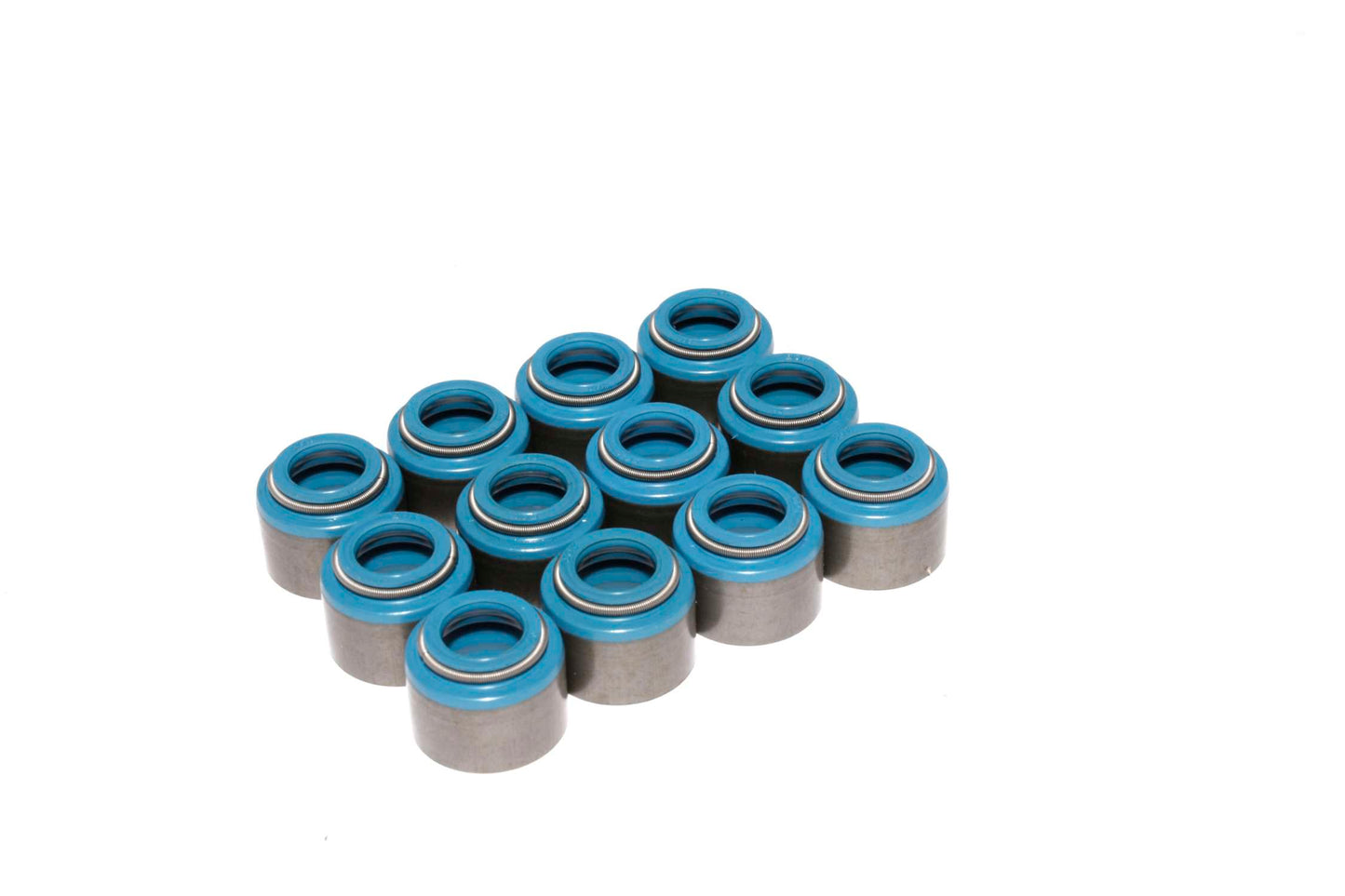 Set Of 12 Metal Viton Valve Seals For .500" Guide Size 3/8 Valve Stem