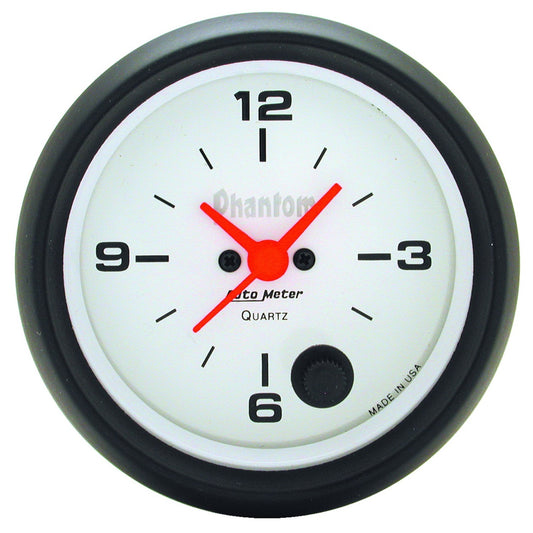 2-5/8 In. CLOCK 12 HOUR PHANTOM