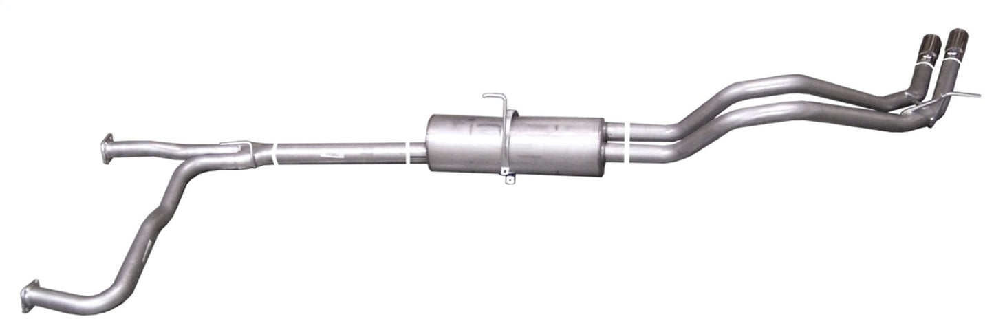 Cat-Back Dual Sport Exhaust System; Stainless