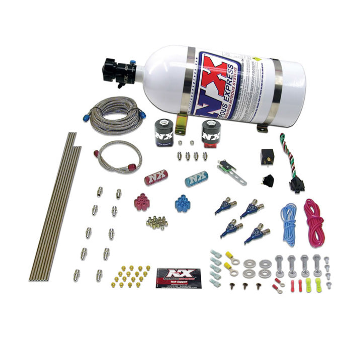 Nitrous Express 4-CYL ALCOHOL (125-175-225-275HP) WITH 10LB BOTTLE