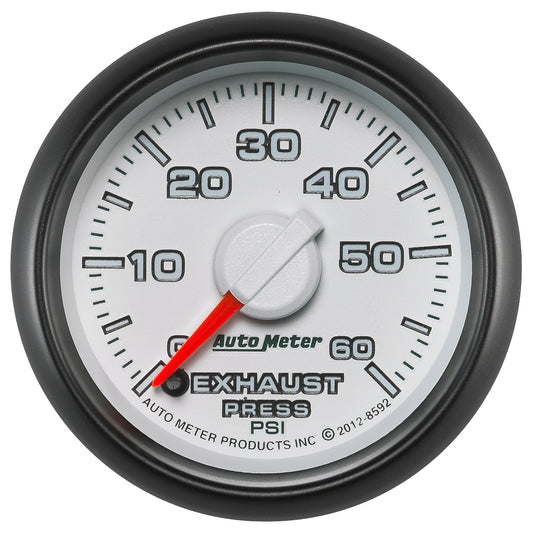 2-1/16 In. EXHAUST PRESSURE 0-60 PSI GEN 3 DODGE FACTORY MATCH