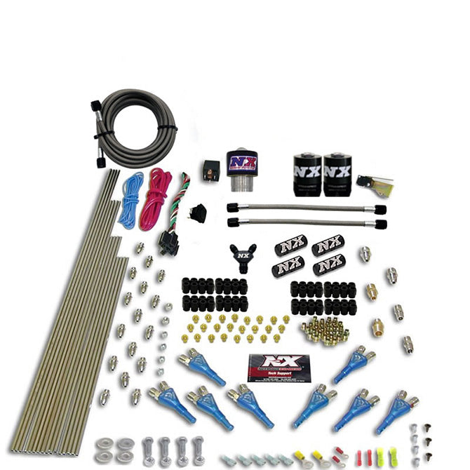 Nitrous Express PRO-SHK/GAS (200300400500600HP) 2 FUEL 1 SUPERSHARK SOLENOID LESS BOTTLE