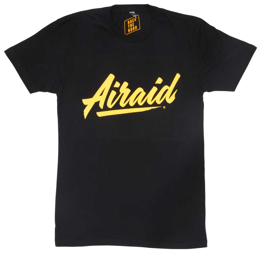 AIRAID AIR-999-380-XL T-Shirt; Black Gold Airaid Logo X-Large