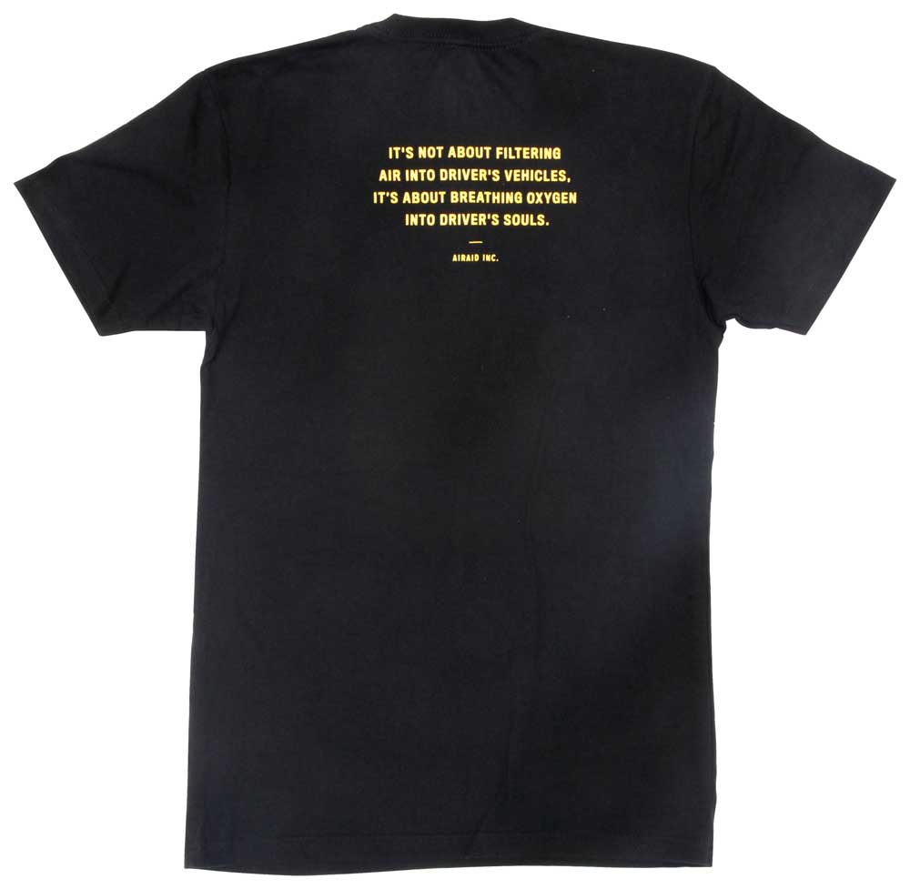 AIRAID AIR-999-380-XXL T-Shirt; Black Gold Airaid Logo XX-Large