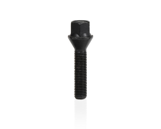 Wheel Bolt M12 X 1.5 X 43mm X 17mm Hex Taper-Seat Black Finish