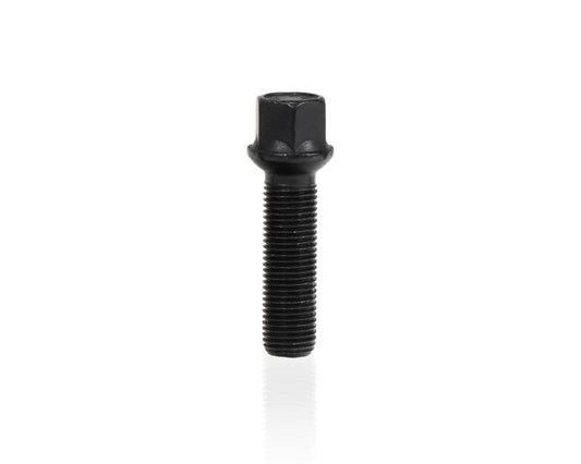 Wheel Bolt M12 X 1.5 X 45mm X 17mm Hex Taper-Seat Black Finish